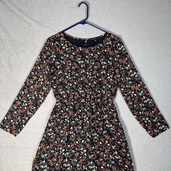 J Crew Mercantile Dress Women’s 2 Mini Floral Cottage Core Prairie Dark Floral - Picture 3 of 15